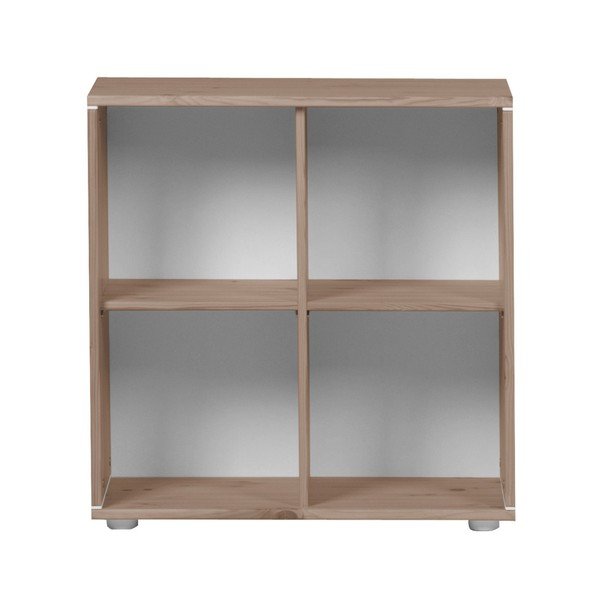 Ruda vaikiška lentyna iš pušies medienos Flexa Classic, 72 x 72 cm-image-1