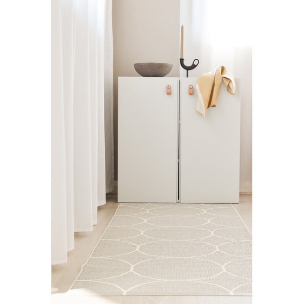 Kreminės spalvos lauko kilimas 70x300 cm Boo Linen – Pappelina-image-1