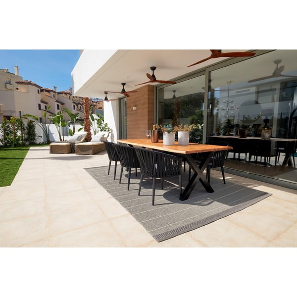 Pilkos spalvos lauko ir vidaus kilimas 60x125 cm Belle Concrete – Pappelina-image-3