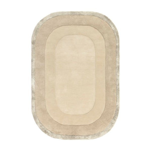 Rankų darbo iš vilnos mišinio kilimas kreminės spalvos 160x230 cm Halo – Asiatic Carpets