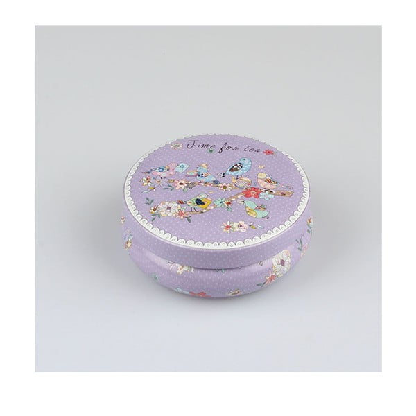 Violetinė "Dakls Sweet Pastel" skardinė dėžutė, ⌀ 8,5 cm