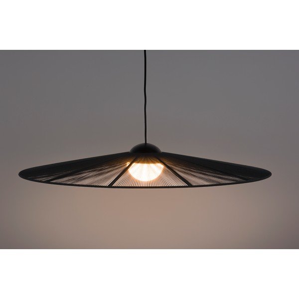 Juodos spalvos kabantis šviestuvas su pritemdymo funkcija ø 80 cm Belle – Zuiver-image-1