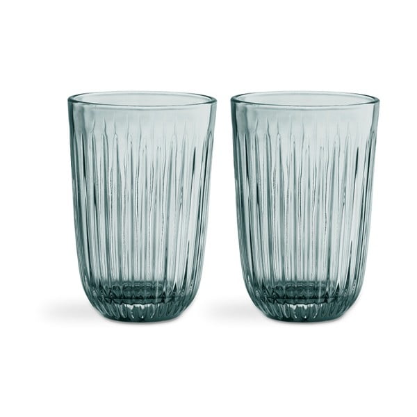 2 žalių stiklinių taurių rinkinys "Kähler Design Hammershoi", 330 ml