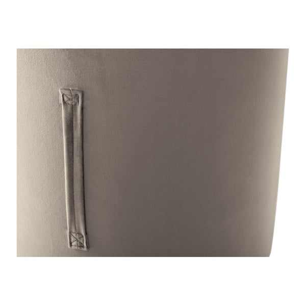 Smėlio spalvos pufas Mazzini Sofas Fiore, skersmuo 40 cm-image-3