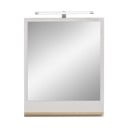 Sieninis veidrodis su apšvietimu/su lentyna 60x74,5 cm Quickset 966 – Pelipal