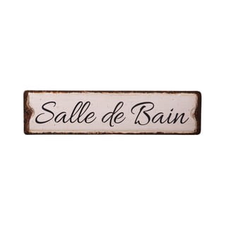 Metalinis vonios kambario ženklas Antic Line Salle De Bain
