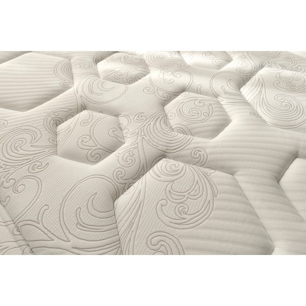 Kietas/vidutinio kietumo apverčiamas/su termo regulacija čiužinys su spyruoklėmis 140x190 cm Hexaflex Bagged Springs Gel – Moonia-image-4