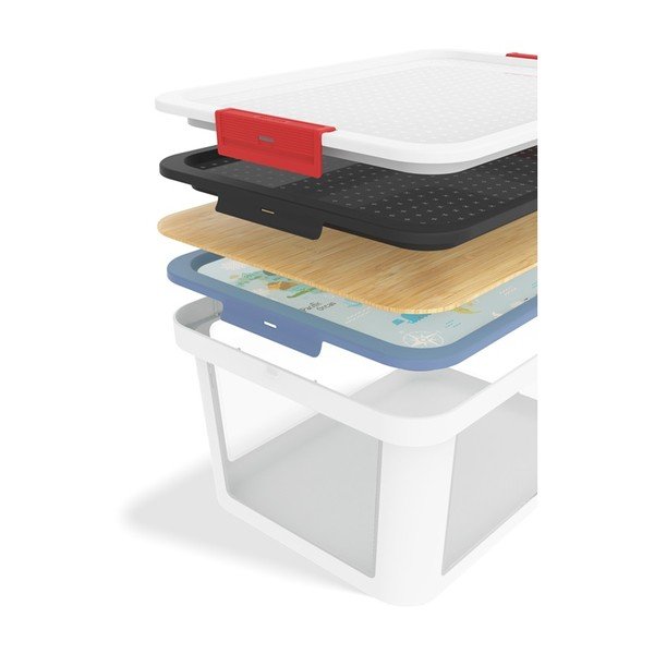 Baltos spalvos iš plastiko daiktadėžė 55,5x39x26,5 cm Albris – Rotho-image-3