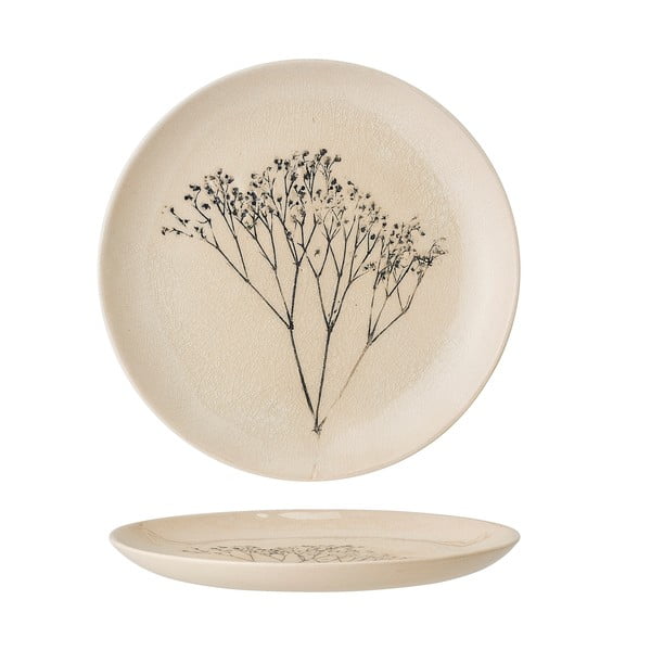 Desertinė iš akmens masės lėkštė rudos spalvos ø 22 cm Bea – Bloomingville-image-2