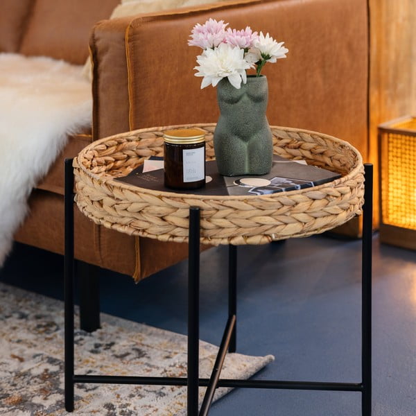 Apvalios formos šoninis stalas ø 50 cm Naro – House Nordic-image-1