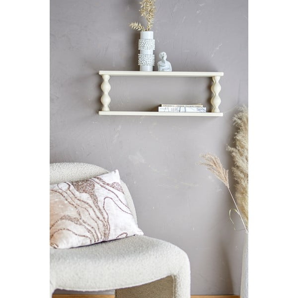 Baltos spalvos kelių aukštų sieninė lentyna 60 cm Salino – Bloomingville-image-1