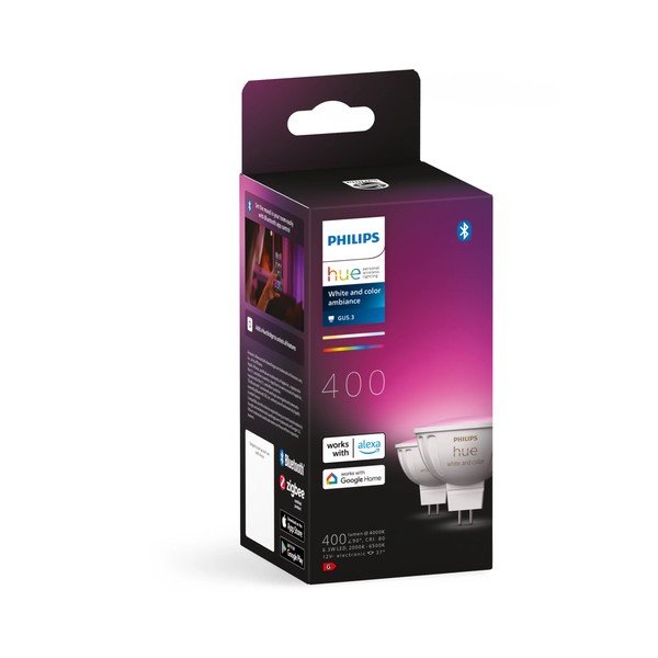 Lemputės 2 vnt. 6 W GU 5,3, White and color ambiance – Philips Hue-image-2