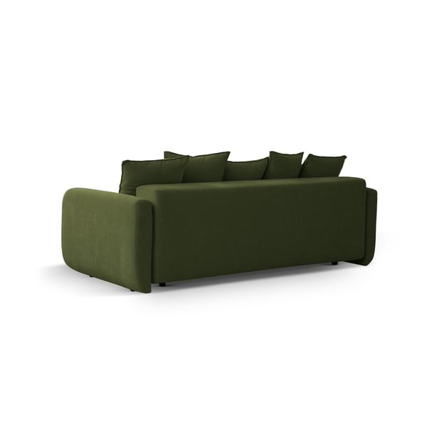 Žalios spalvos sulankstoma/su sandėliavimo vieta sofa 231 cm Elen – Micadoni -image-4