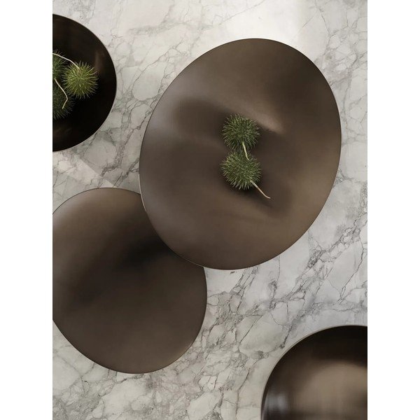 Iš nerūdijančio plieno dekoratyvinis padėklas 35x42 cm Ondea – Blomus-image-4