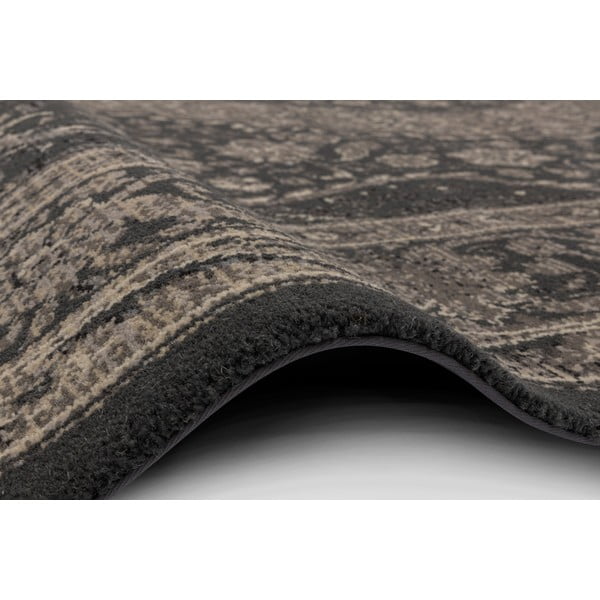Kilimas iš vilnos tamsiai pilkos spalvos 133x180 cm Zana – Agnella-image-2