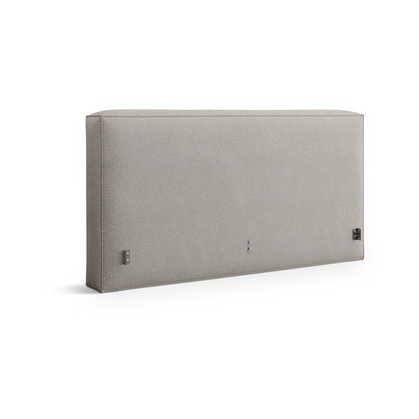 Šviesiai pilkos spalvos iš audinio galvūgalis 249x100 cm Olivia – Micadoni 