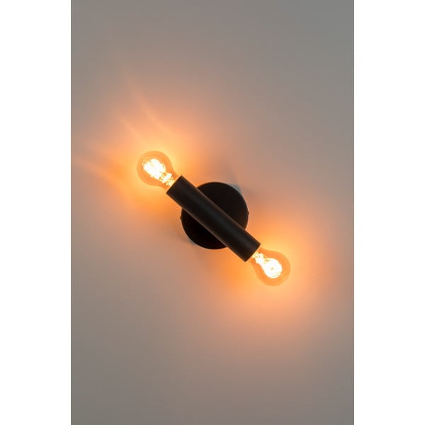 Sieninė lempa juodos spalvos Hawk – Zuiver-image-2