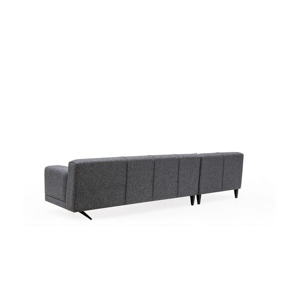 Tamsiai pilka kampinė sofa Artie Jivago, kairysis kampas-image-4