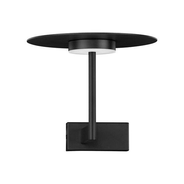 Matinės juodos spalvos iš aliuminio sieninė lempa LED Tovi – Nova Luce-image-4