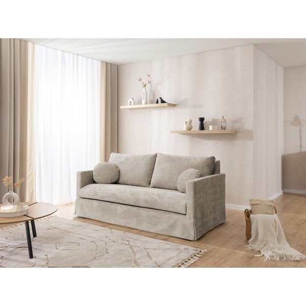 Smėlio spalvos sofa 195 cm Paphos – Ropez-image-3