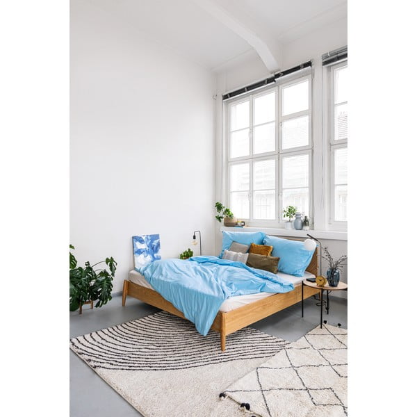 Mėlyna medvilninė dvivietė patalynė Bonami Selection, 160 x 200 cm-image-4