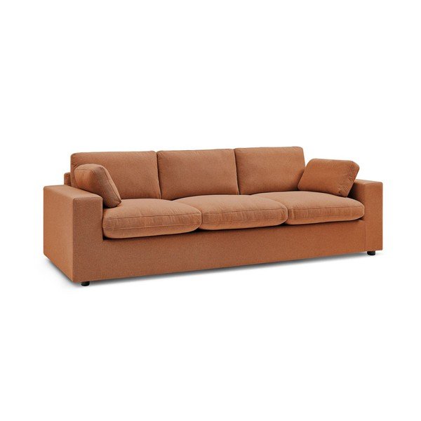 Oranžinės spalvos sofa 250 cm Belair – Bobochic Paris-image-2