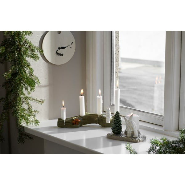 Porcelianinė kalėdinė žvakidė Kähler Design Christmas Tales-image-1