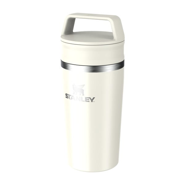 Kreminės spalvos iš nerūdijančio plieno termo puodelis 350 ml Café-To-Go Cream Gloss – Stanley-image-1