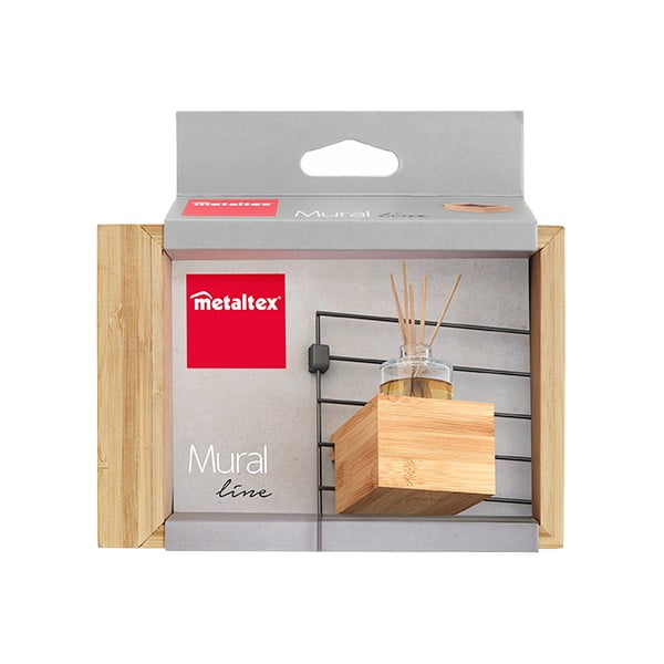 Iš bambuko daiktadėžė modulinei lentynų sistemai natūralios spalvos 10x15 cm Mural – Metaltex-image-2