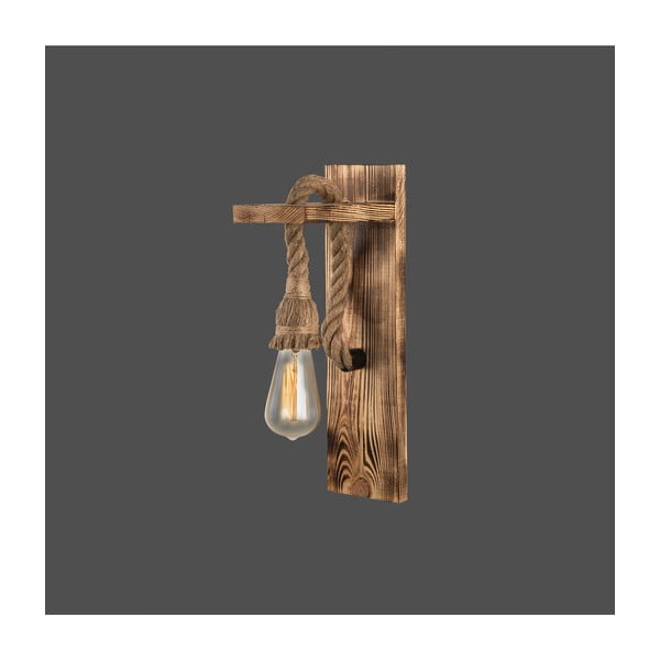 Natūralios spalvos sieninis šviestuvas Woody - Squid Lighting-image-1