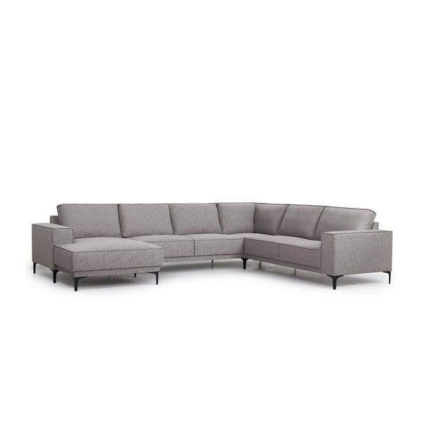 Kampinė sofa pilkos spalvos (su kairiuoju kampu/„U“ formos) Copenhagen – Scandic-image-2