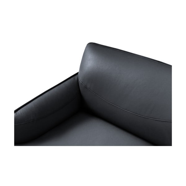Mėlynas odinis krėslas Windsor & Co Sofas Neso-image-4