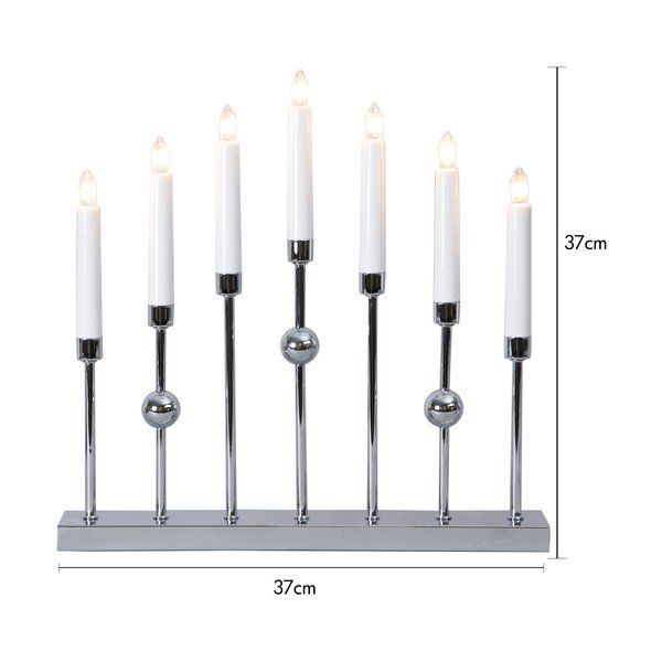 LED žvakidė su kištuku (aukštis 37 cm) Gustavo – Star Trading-image-4