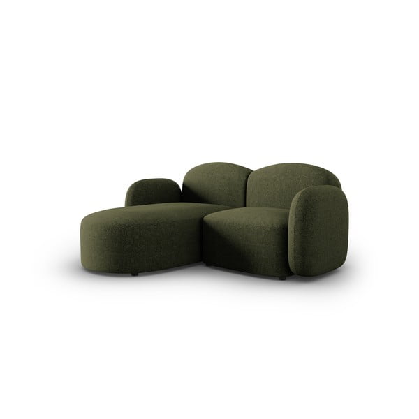 Kampinė sofa žalios spalvos (su kairiuoju kampu) Blair – Micadoni Home-image-2