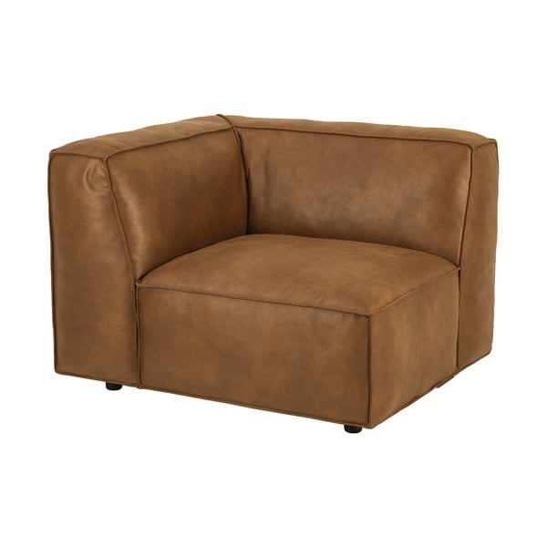 Modulinė sofa konjako rudos spalvos (su kairiuoju kampu) Fairfield Kentucky – Bonami Selection-image-3