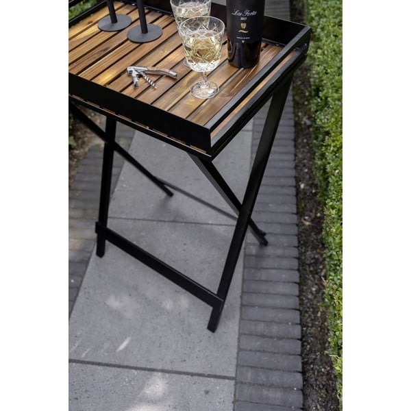 Sulankstomas stalas su akacijos stalviršiu 42x60 cm Taba - Wenko-image-1