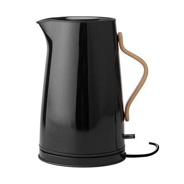 Juodos spalvos iš nerūdijančio plieno virdulys 1,2 l Emma – Stelton