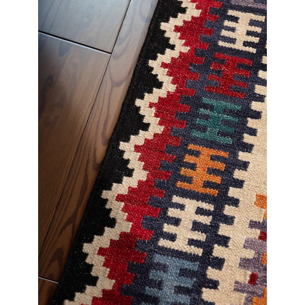 Apverčiamas/rankų darbo raudonos spalvos iš vilnos kilimas 120x170 cm Kamal Kian – Nouristan-image-4