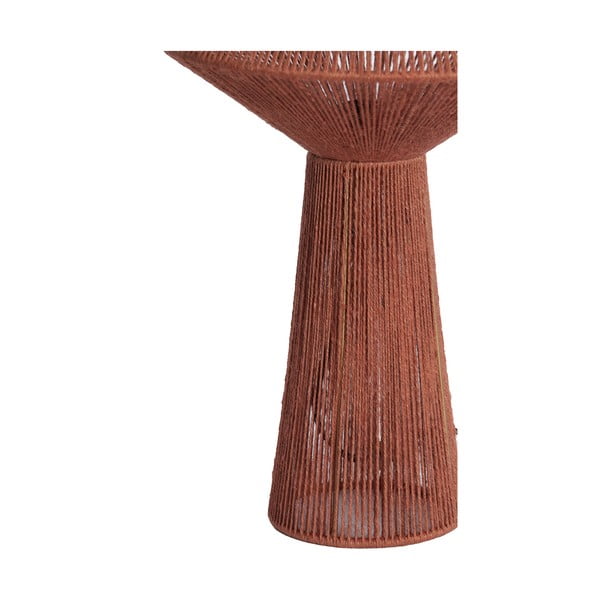 Stalinis šviestuvas raudonos spalvos (aukštis 47 cm) iš džiuto Fugia – Light & Living-image-3