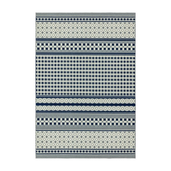 Mėlynos ir baltos spalvos kilimas Asiatic Carpets Geometric, 160 x 230 cm