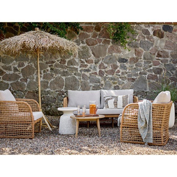 Skėtis nuo saulės natūralios spalvos ø 160 cm Noia – Bloomingville-image-4