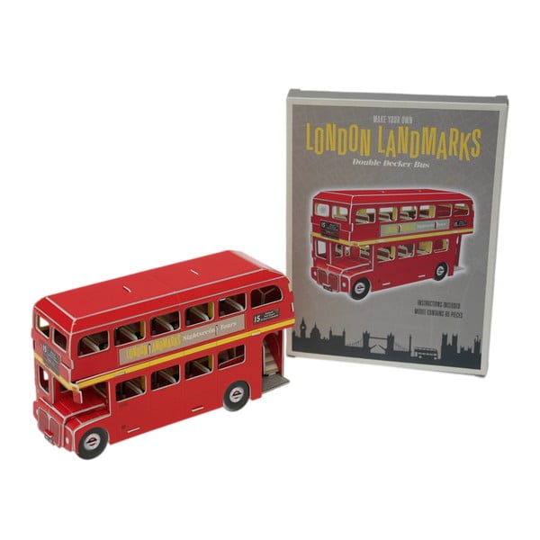 Rex London Routemaster Londono autobusas Popierinė dėlionė