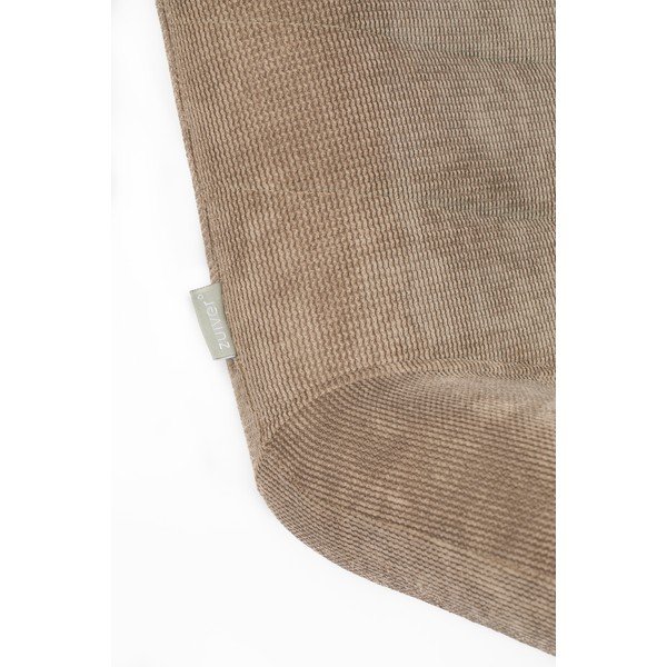 Krėslas smėlio spalvos iš velveto Bubba – Zuiver-image-1