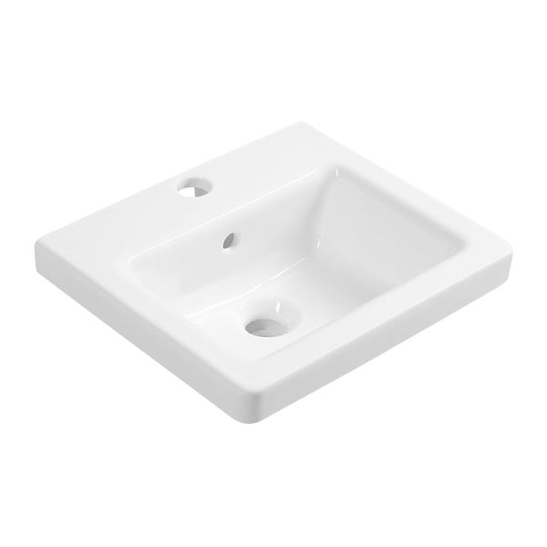 Iš keramikos praustuvas baltos spalvos 40x35 cm City – Sapho