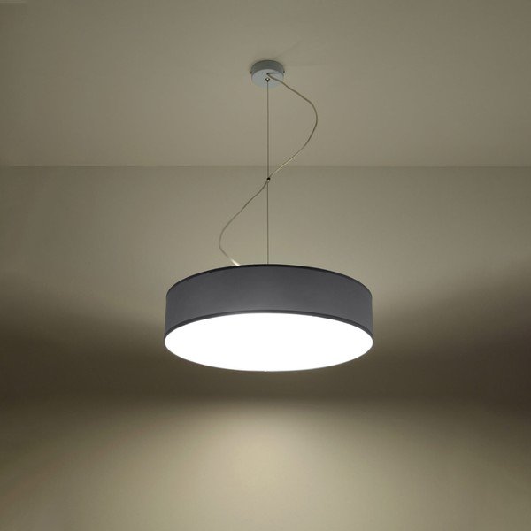 Kabantis šviestuvas pilkos spalvos ø 45 cm Atis – Sollux-image-3