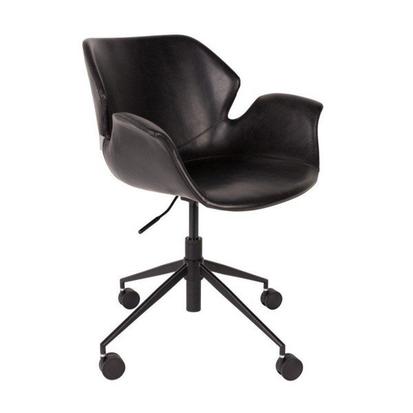 Juoda biuro kėdė Zuiver Office Chair Nikki