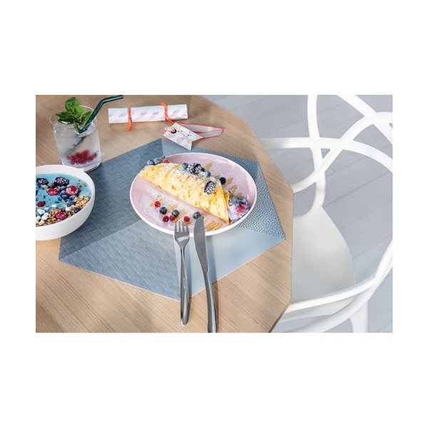 Balta ir rožinė porcelianinė lėkštė Villeroy & Boch Uni, ⌀ 24 cm-image-2