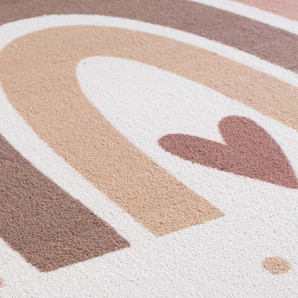 Skalbiamas kreminės spalvos vaikiškas kilimas 160x230 cm Coco 1132 – Ayyildiz Carpets-image-2