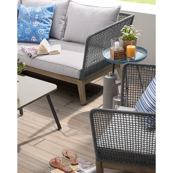 Šviesiai pilka dvivietė sofa "La Forma Relax-image-4