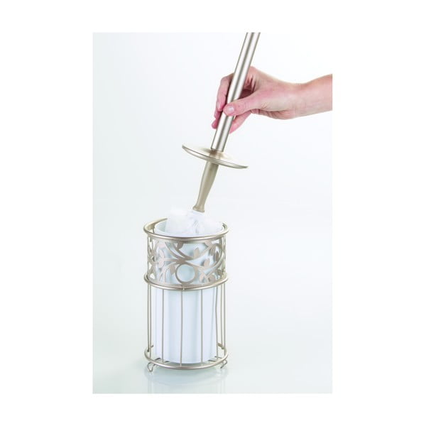 Metalinis tualetinio popieriaus laikiklis iDesign Vine, aukštis 41 cm-image-3
